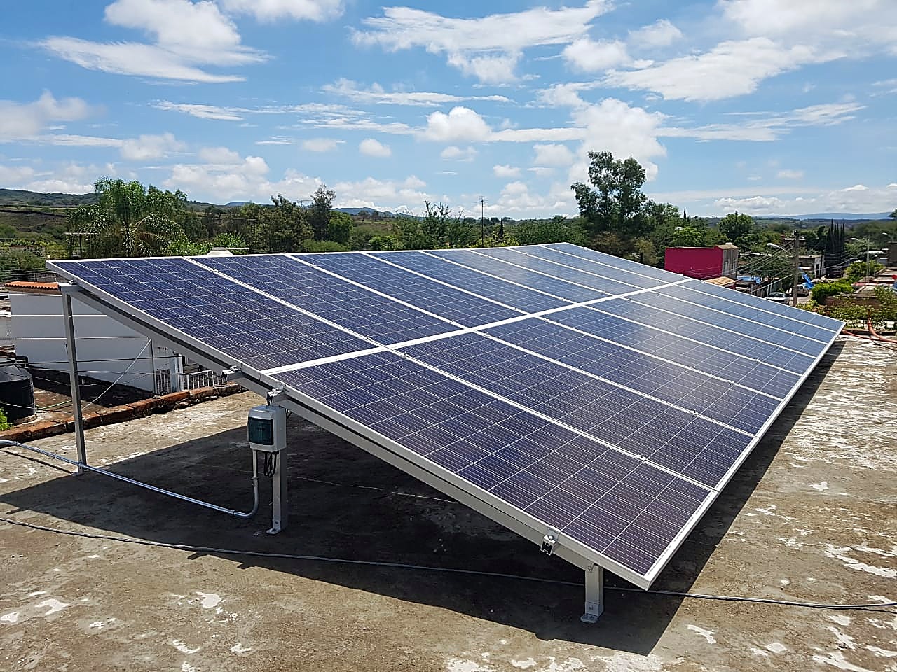 Sistema solar de bombeo para segundo pozo de agua